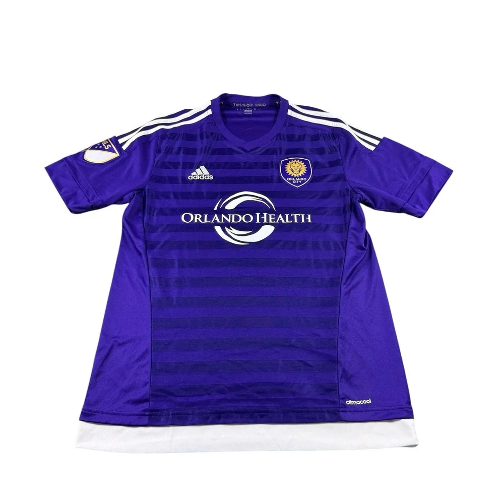 Orlando City 2015 2016 Adidas Home Football Soccer Jersey Mens Medium S00410